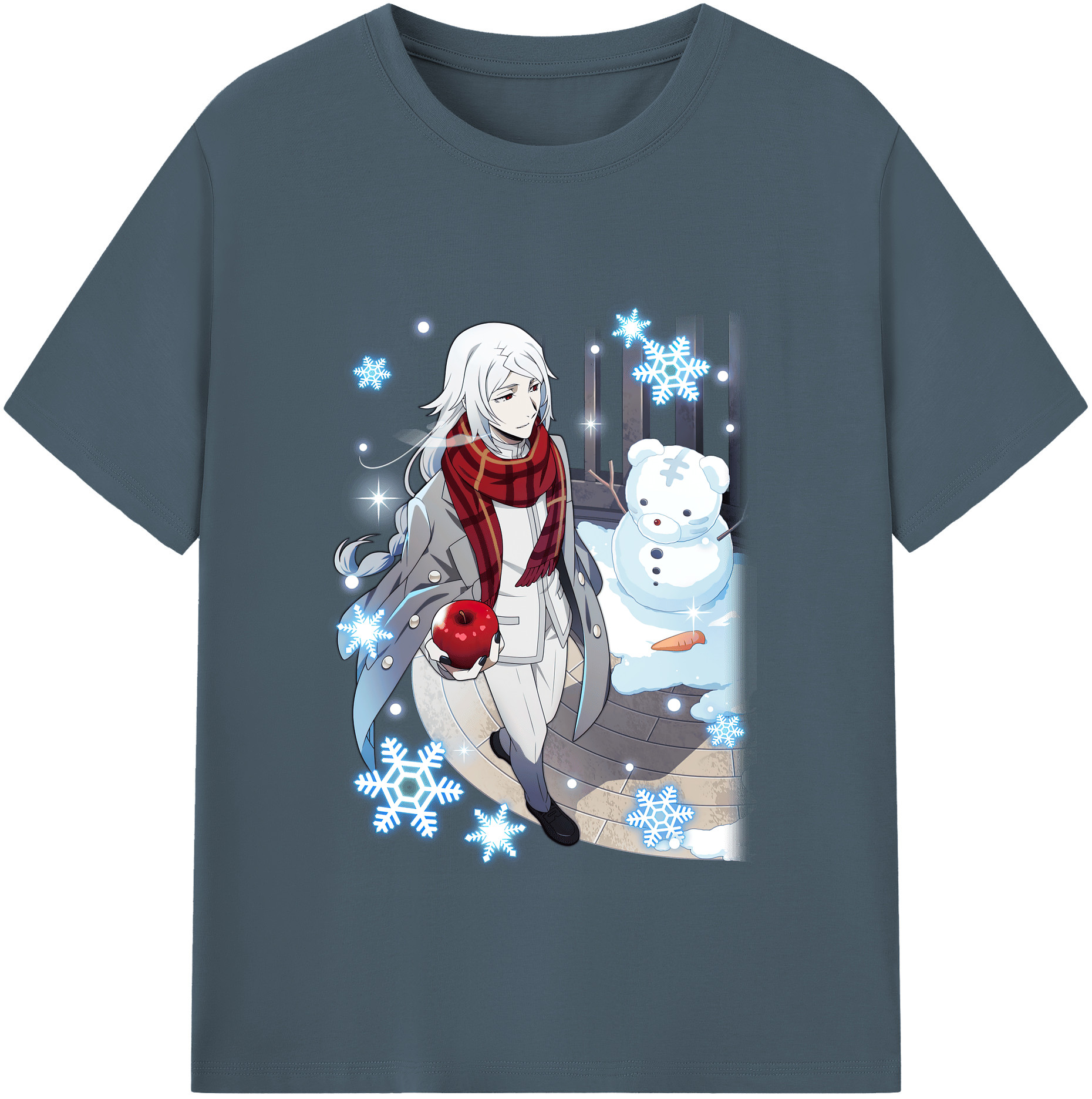 （画像用） 文豪ストレイドッグス Bungo Stray Dogs 綿100％半袖Tシャツ（フロントプリント）